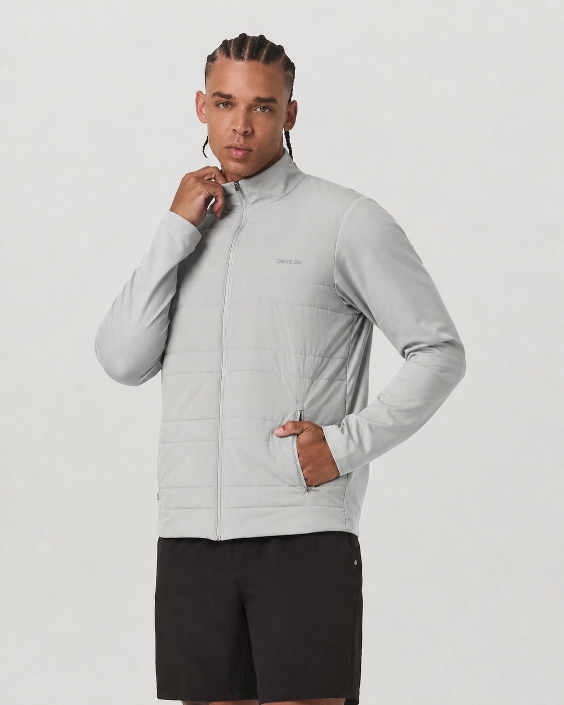 Cadence Line Insulated Jacket - Frost Grey