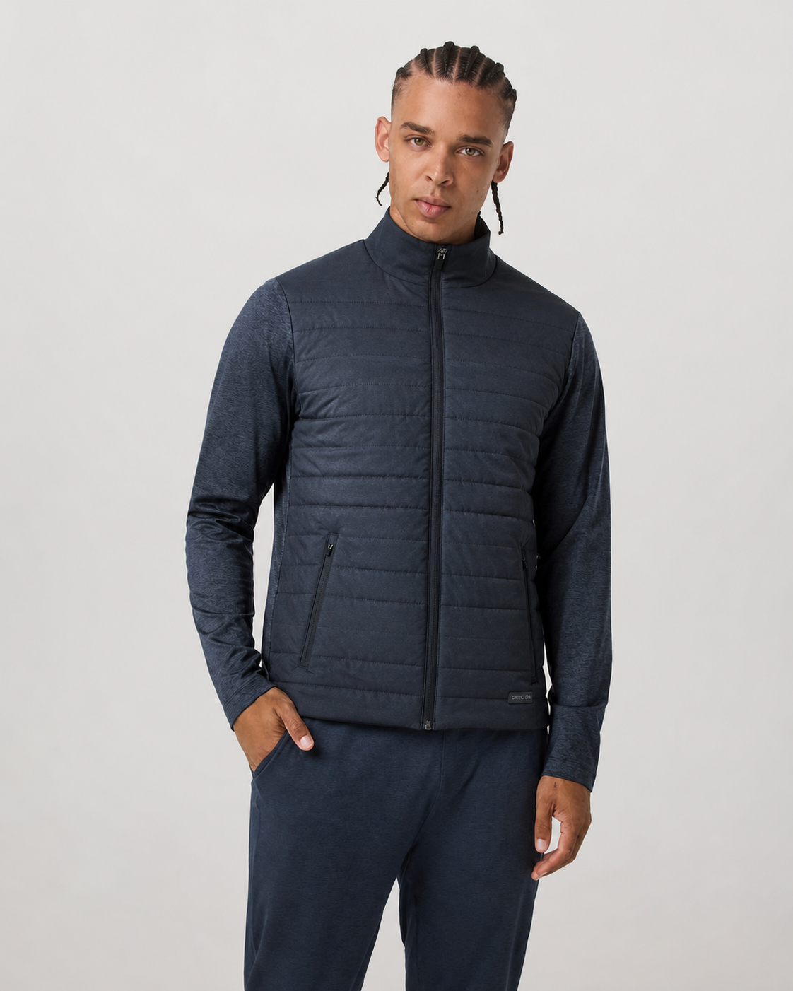 Cadence Line Insulated Jacket - Ink Heather