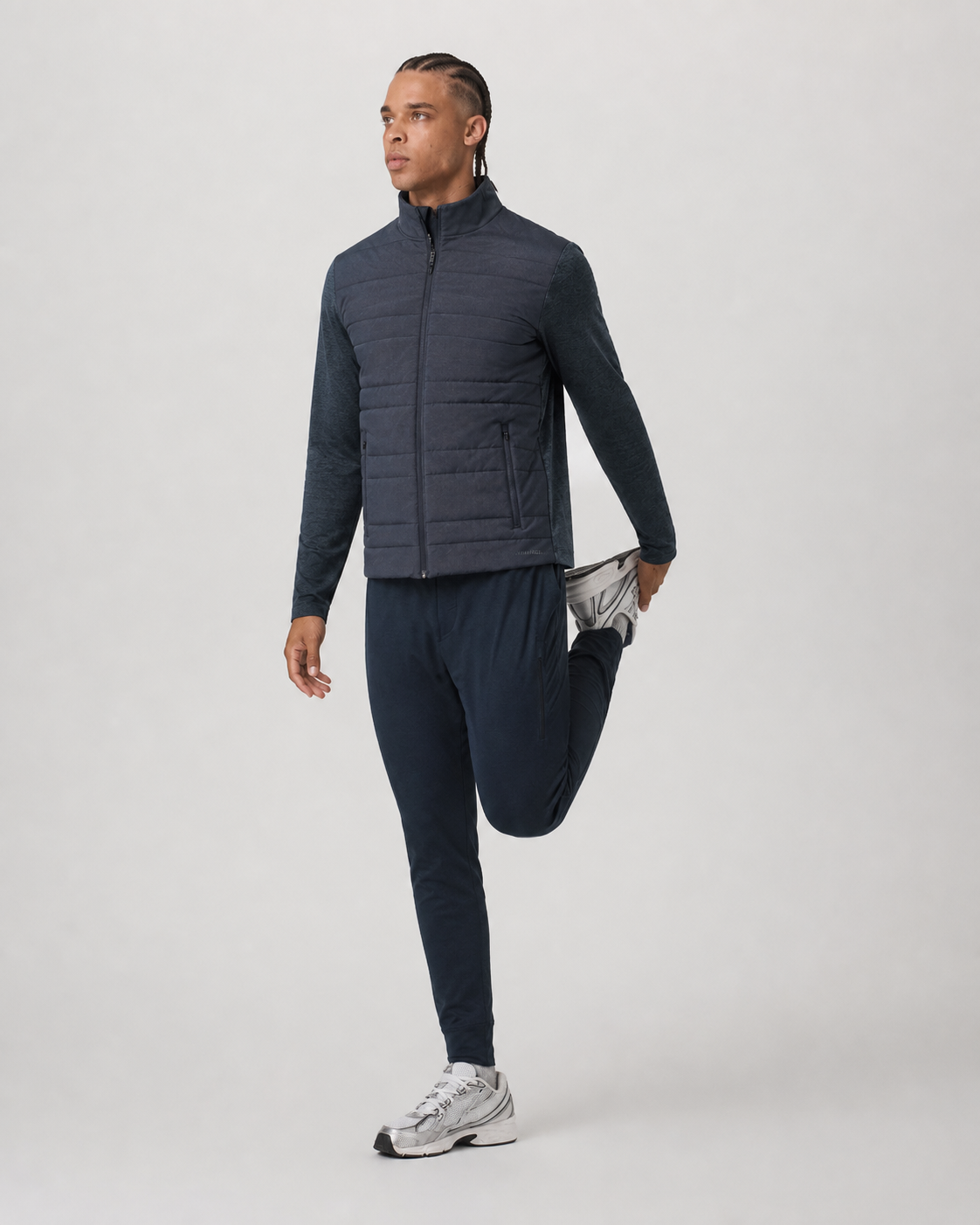 Cadence Line Insulated Jacket - Ink Heather
