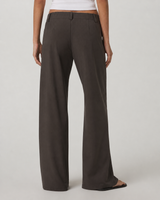 Cadence Line Wide-Leg Short-Length Transit Trouser - Sable
