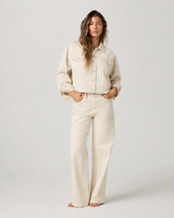Flint Way Oversized Movement Jacket - Bone Denim