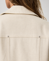 Flint Way Oversized Movement Jacket - Bone Denim