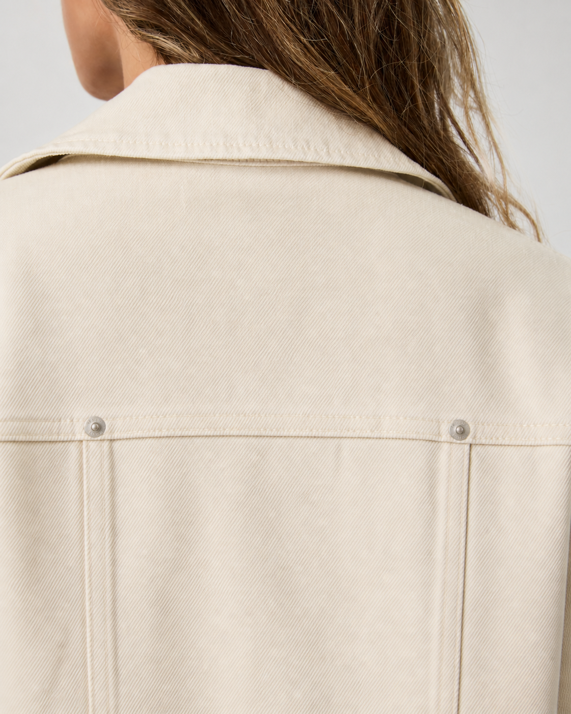 Flint Way Oversized Movement Jacket - Bone Denim