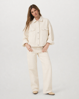 Flint Way Oversized Movement Jacket - Bone Denim