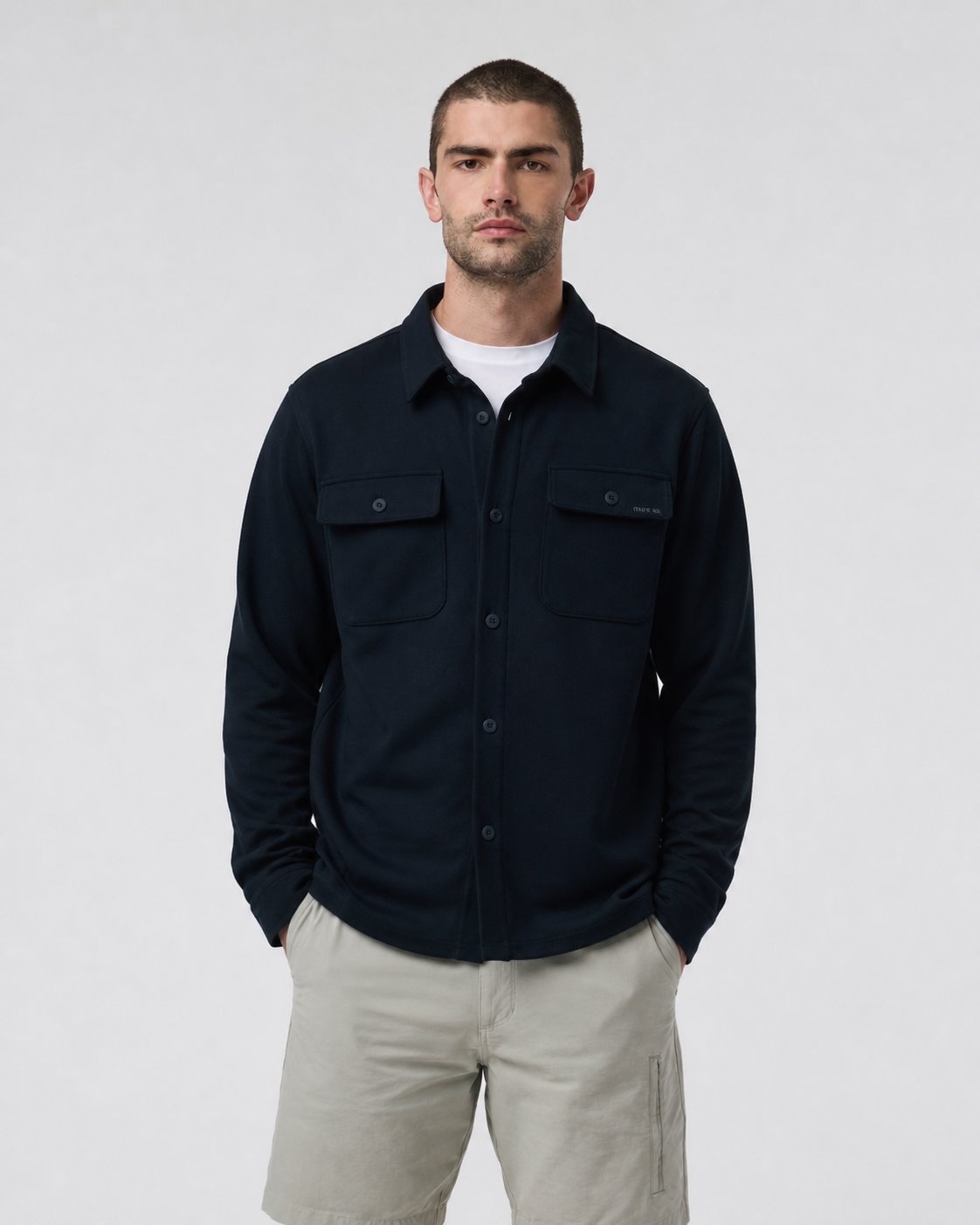 Juniper Line Shirt Jacket - Ink