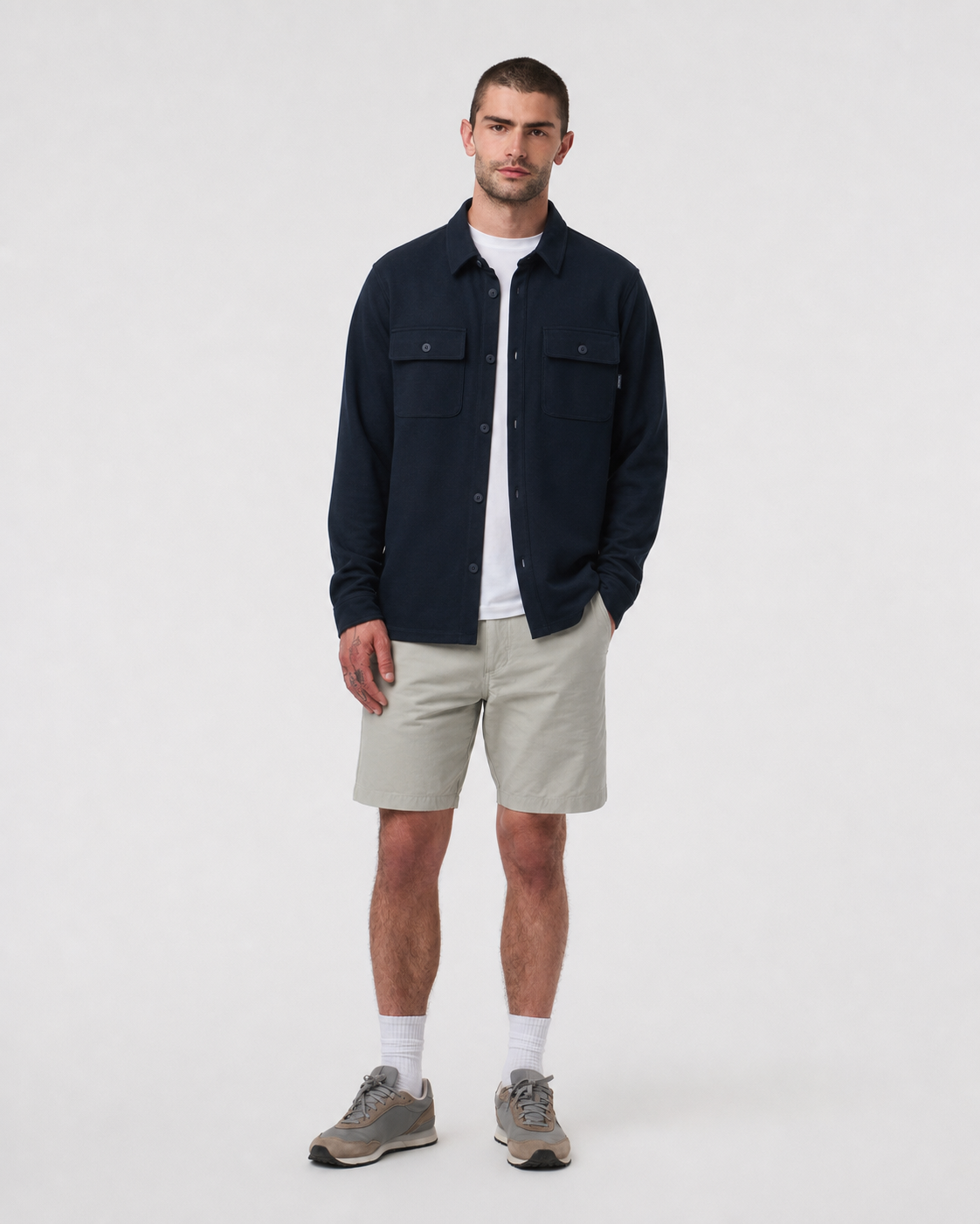 Juniper Line Shirt Jacket - Ink