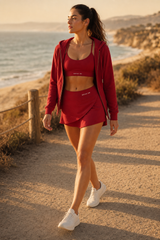 DriveOn Official Red Performance Set -- lifestyle shot