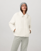 Rowan Line Full-Zip Movement Jacket - Marshmallow