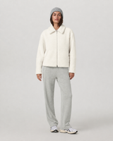 Rowan Line Full-Zip Movement Jacket - Marshmallow