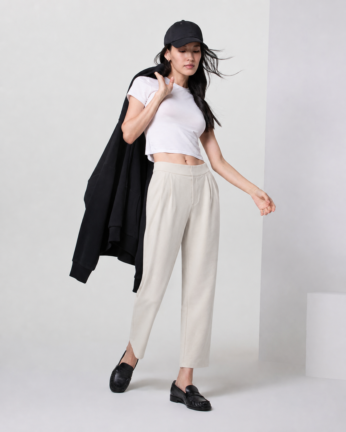 Rowan Transit Trouser - Ecru Heather
